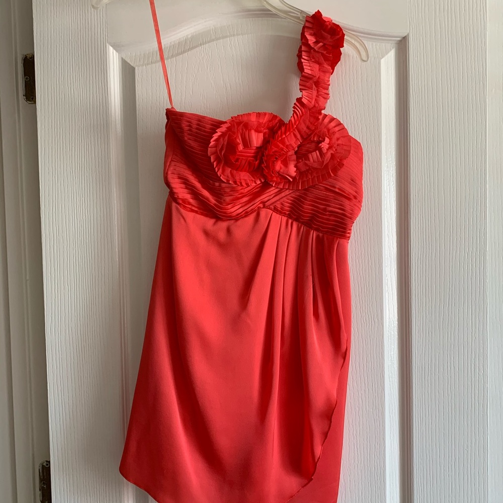 One shoulder dress